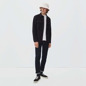 Everlane Men's Organic Cotton Slim-Fit Jean in Dark Indigo, Size 30x28